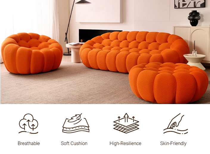 Bubble Armless Sofa Header