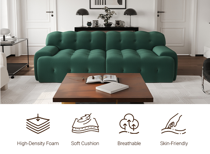 Bubble Modern Armless Sofa