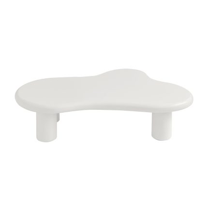 white coffee table