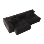 Pixel Classic Modular Sofa | 91.77" Linen Modular Loveseat Sofa