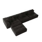 Pixel Classic Modular Sofa | Supportive Comfort Linen L-Shaped Sectionals 4-Seaters