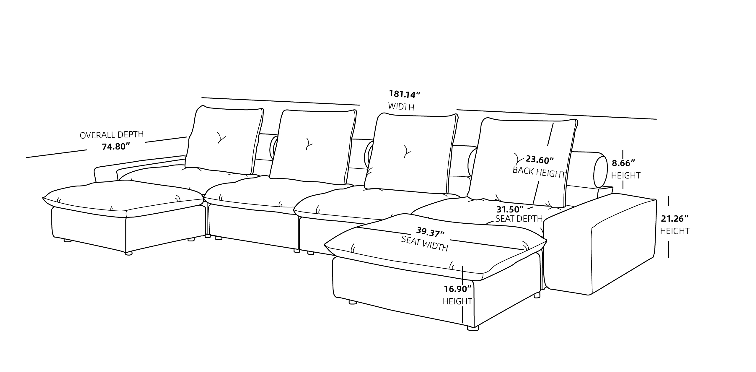 U-shaped MH-SF136 size