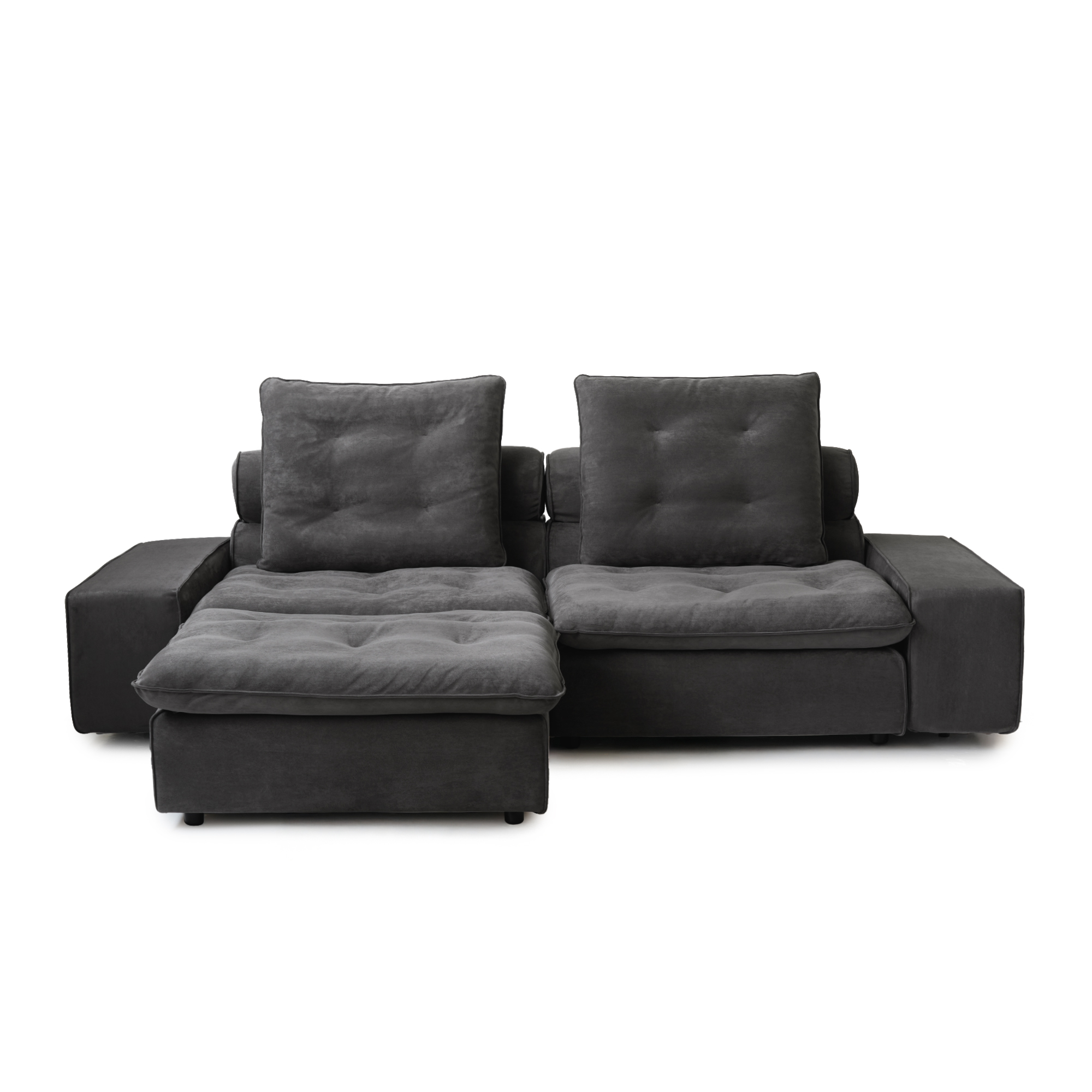 Sky Cloud Loveseat with 1 Ottoman Adjustable Sofa