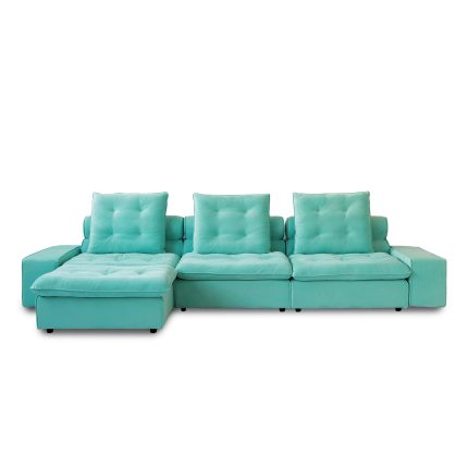 Tiffany 3 seater L-shaped sofa