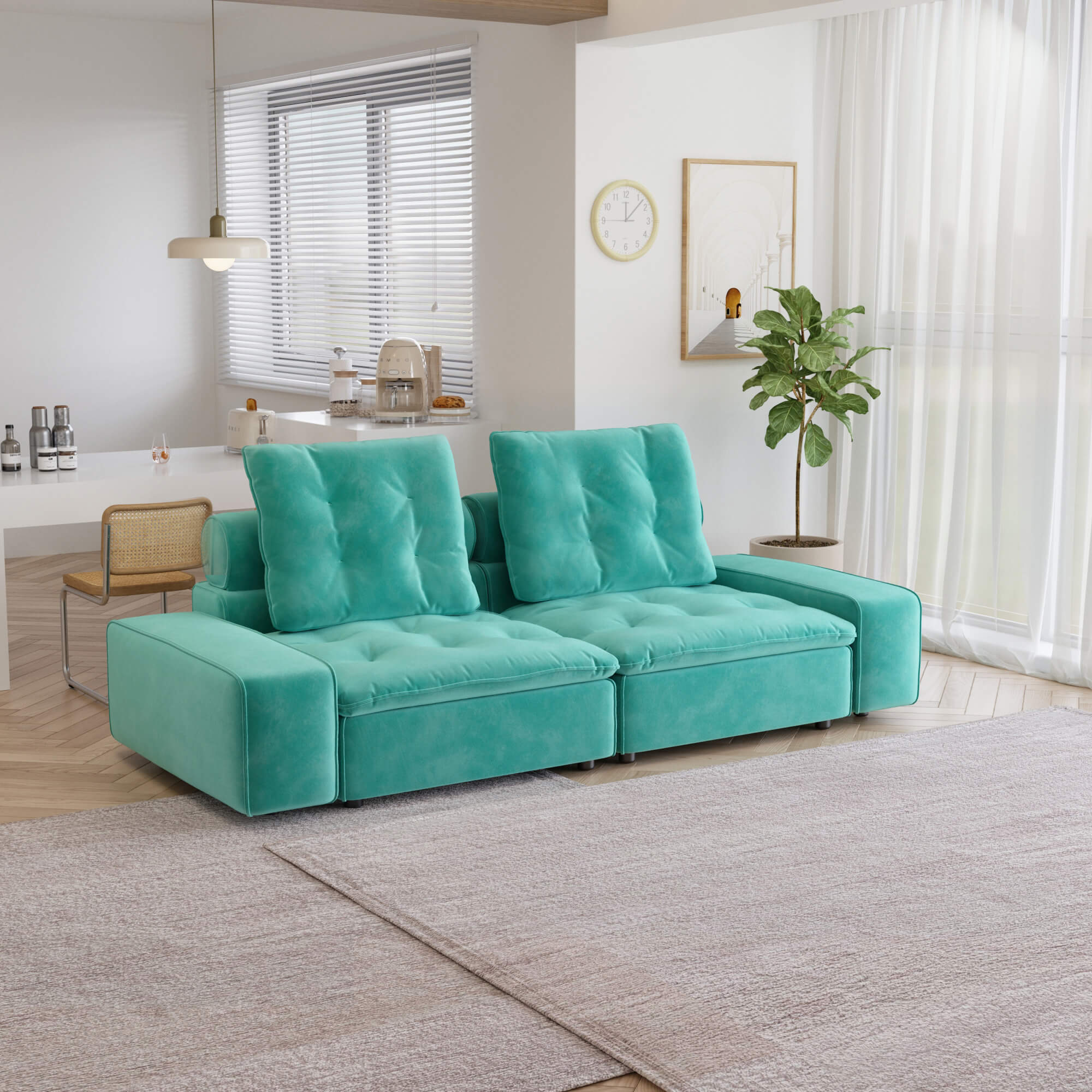 Sky Cloud Loveseat Adjustable Sofa