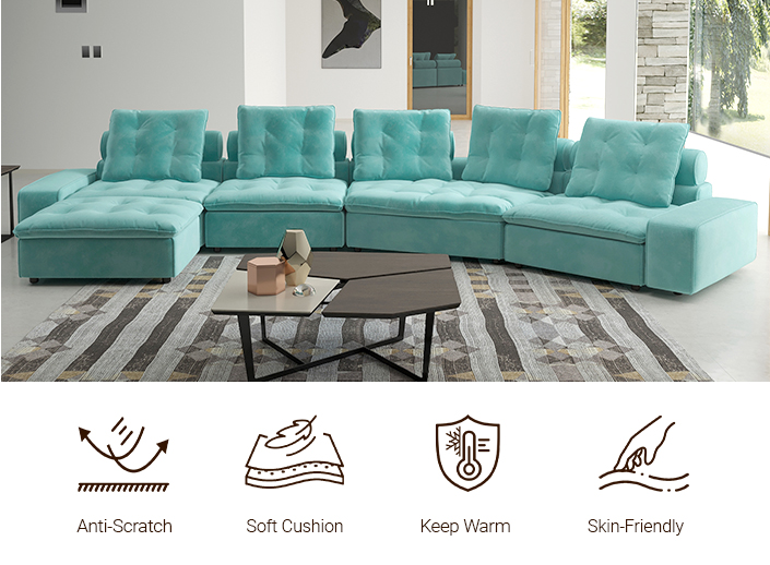 Sky Cloud Adjustable Sofa Header