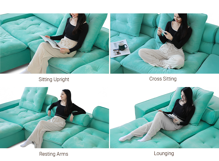 Sky Cloud Adjustable Sofa Sitting Positions