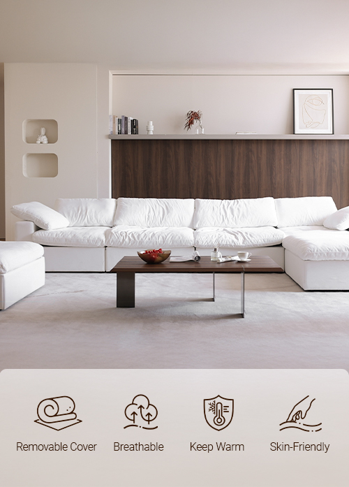 Sky Cloud Sectional Sofa Header