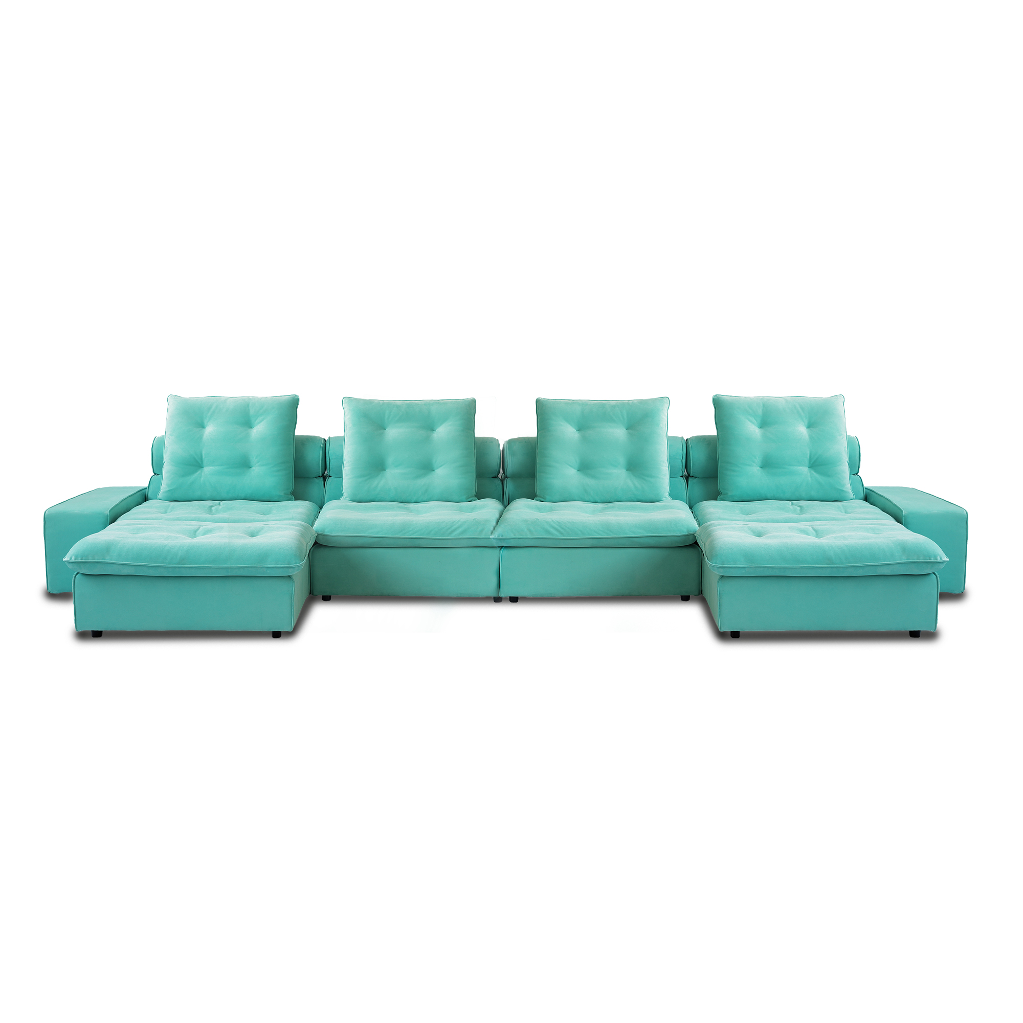 Sky Cloud 4-Seater U-Shaped Adjustable Sofa