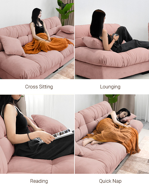 Urban Loveseat Sofa​ Positions