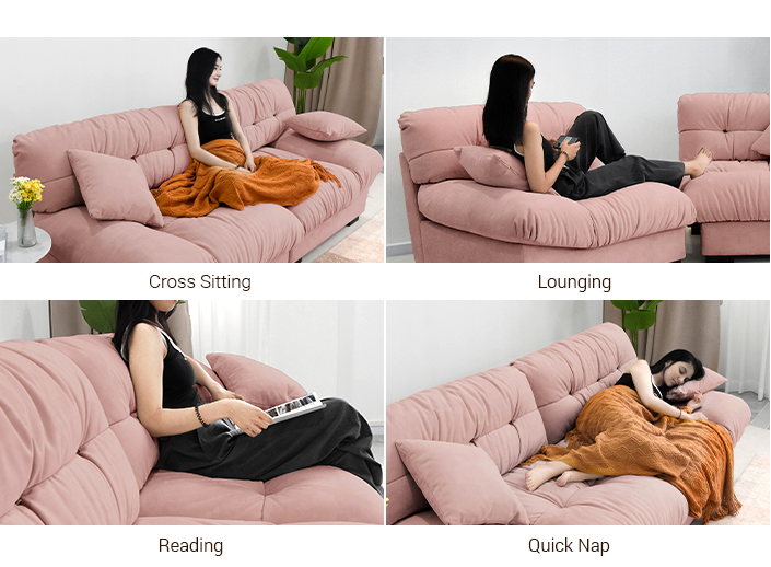 Urban Loveseat Sofa​ Positions