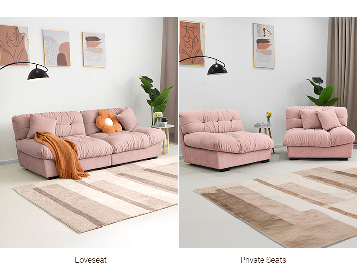 Urban Loveseat Sofa​ Scenes