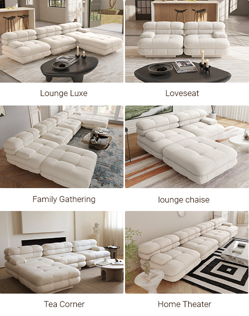 Urban Modern Modular Sofa Scenes