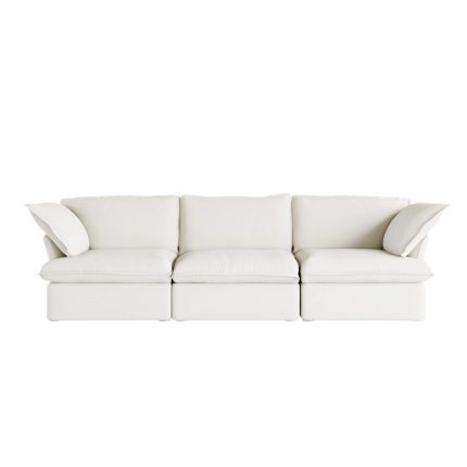 120we 3 Seater Linen Sectional Sofa