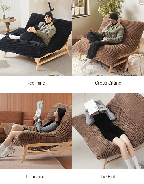 Sky Cloud Pillow Chair Positions