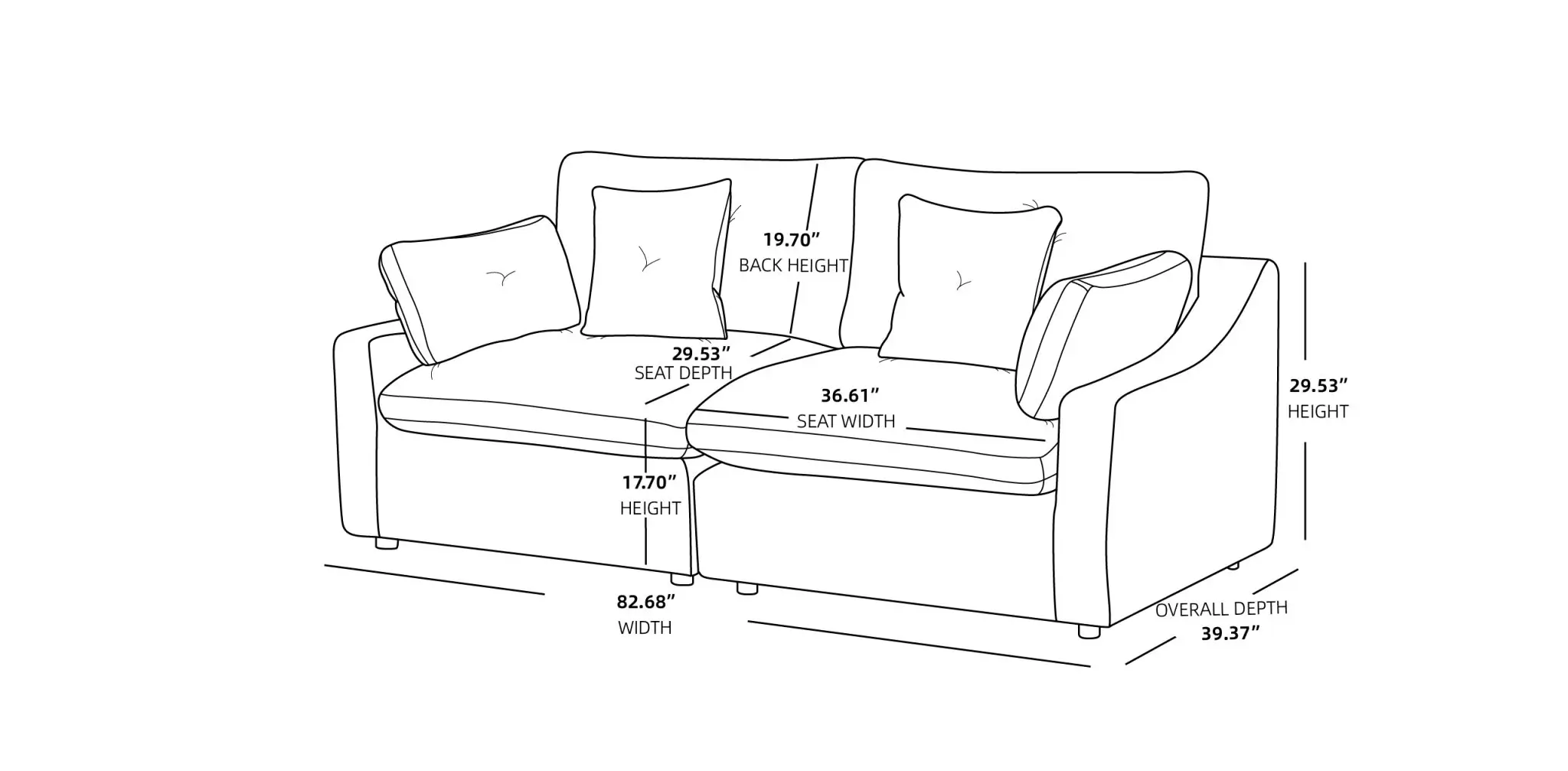 Sky Cloud Plus Sofa Configurations Sf120ve 23