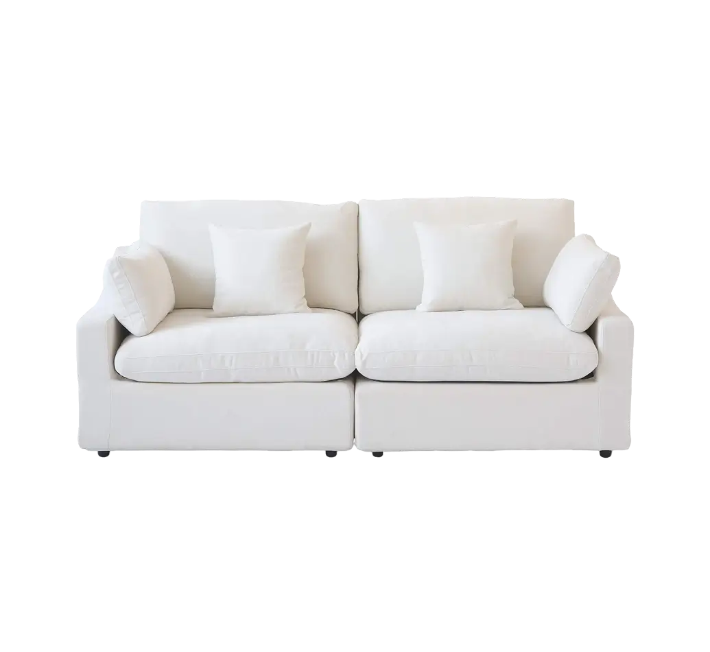 Sky Cloud Slope 83 Washable Loveseat With Removable Sofa Cover