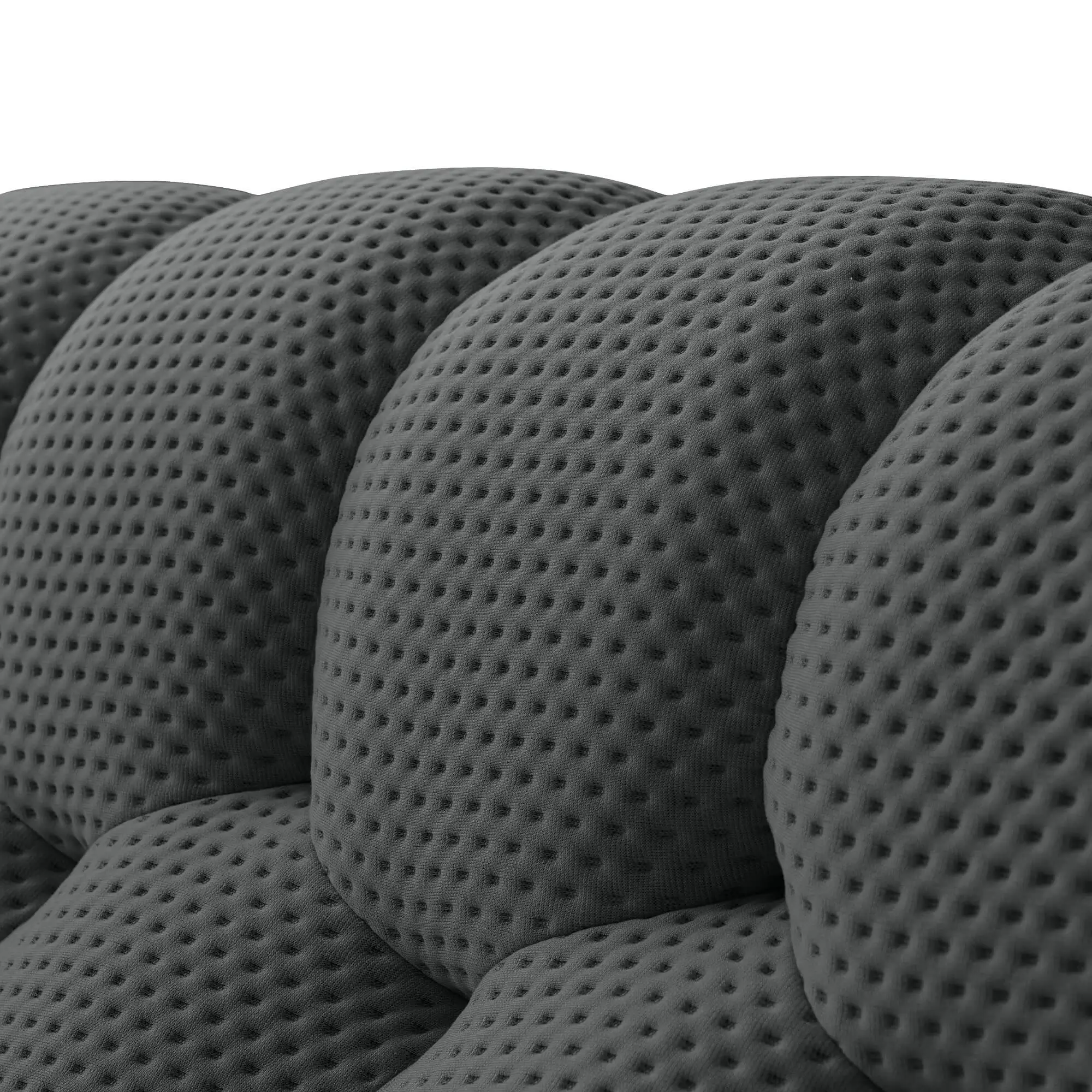 Bubble Armless Sofa |Modular Flexibility 3D-Knitted Sleepers 3-Seaters
