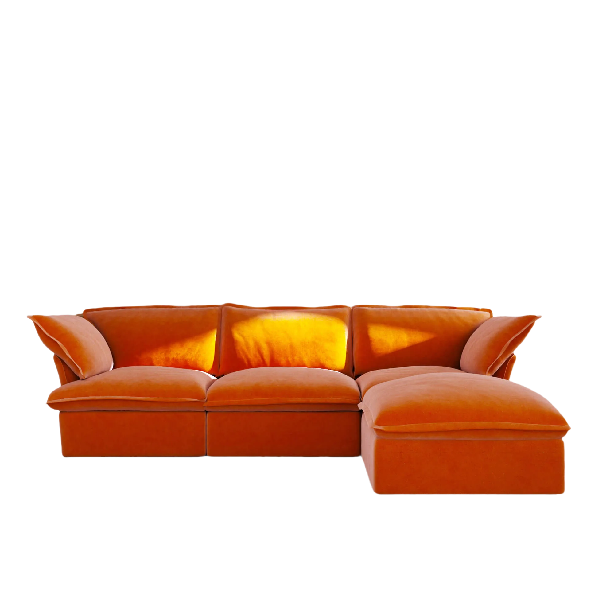 Sky Plus Velvet Cloud Sofa