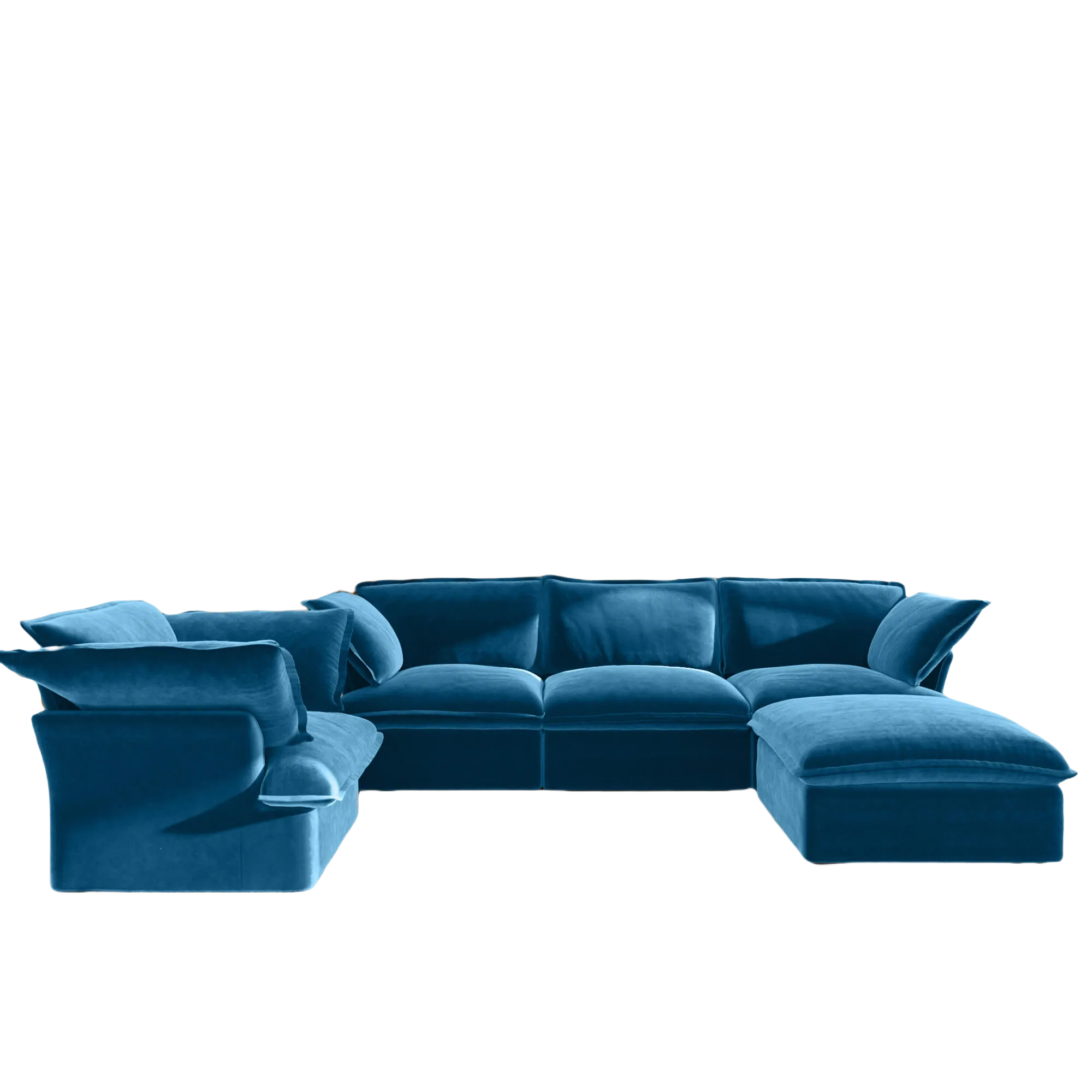 Sky Plus Velvet Cloud Sofa