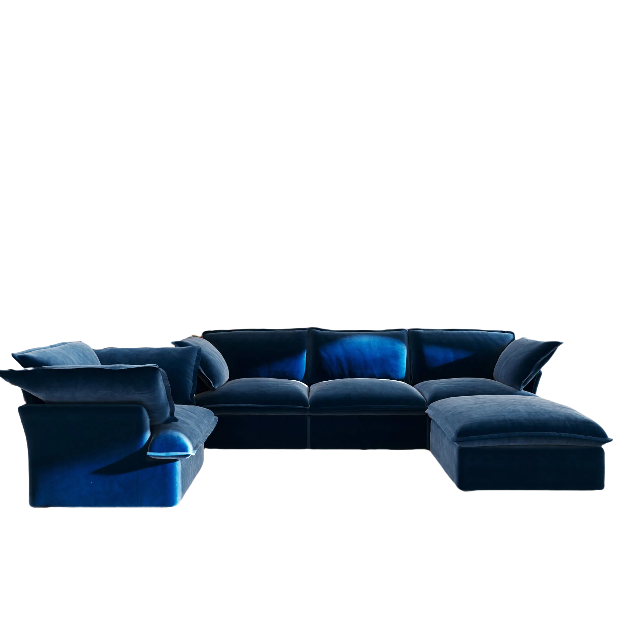 Sky Plus Velvet Cloud Sofa