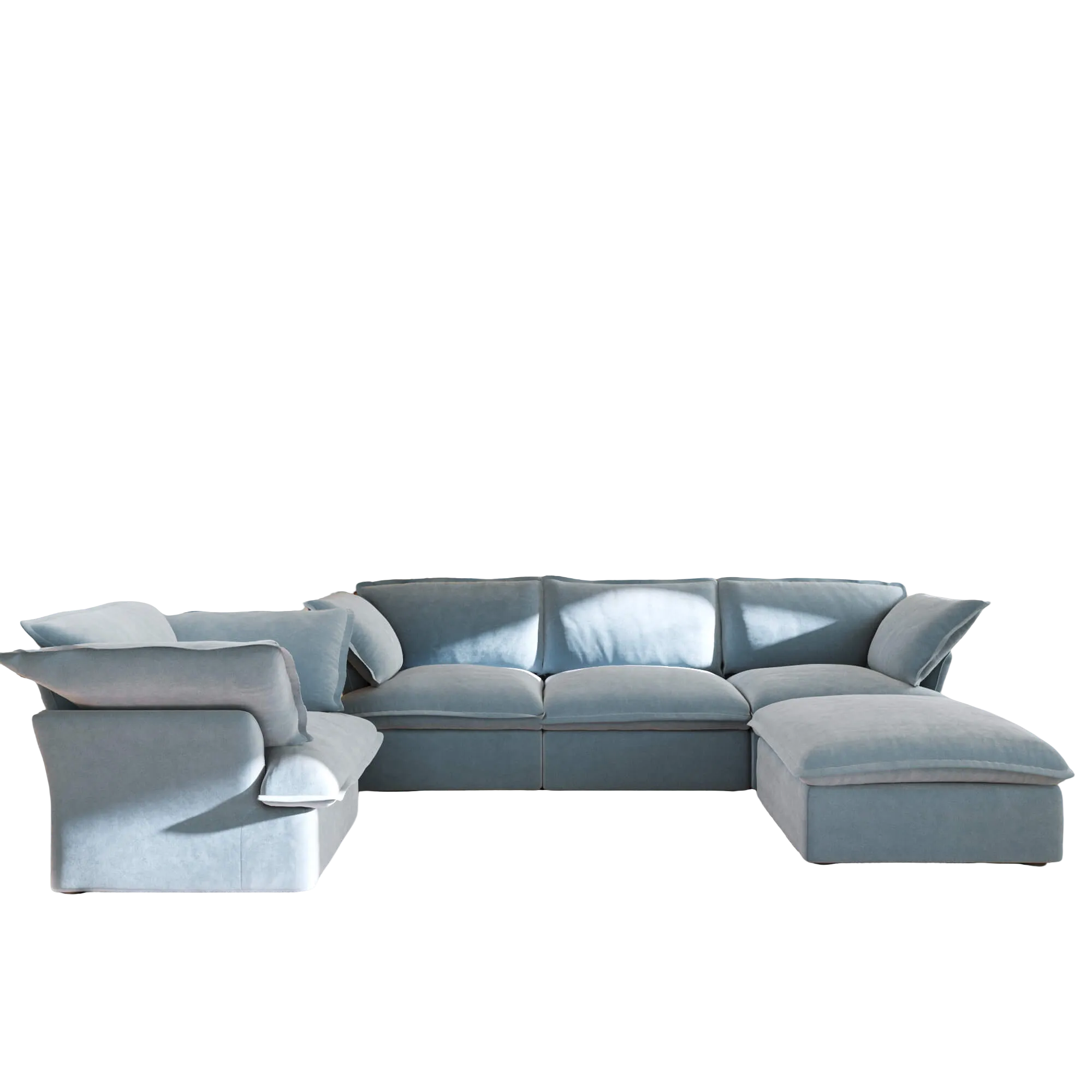 Sky Plus Velvet Cloud Sofa