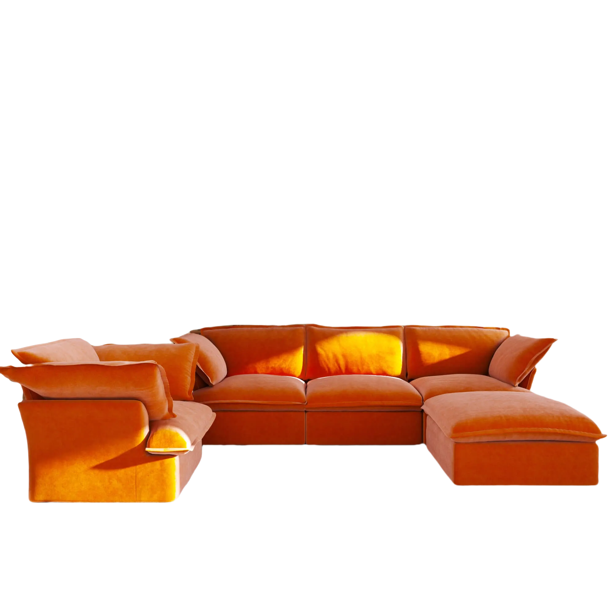 Sky Plus Velvet Cloud Sofa