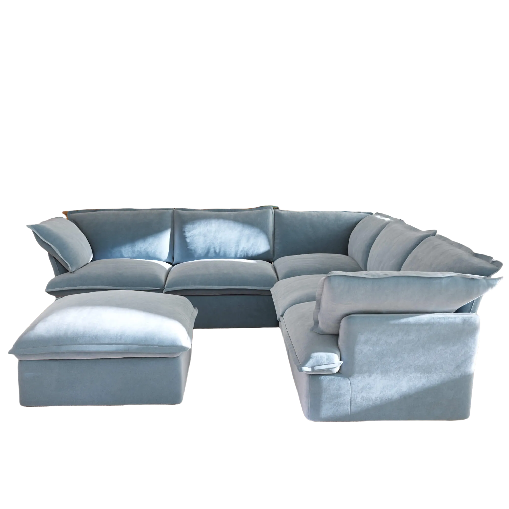 Sky Plus Velvet Cloud Sofa