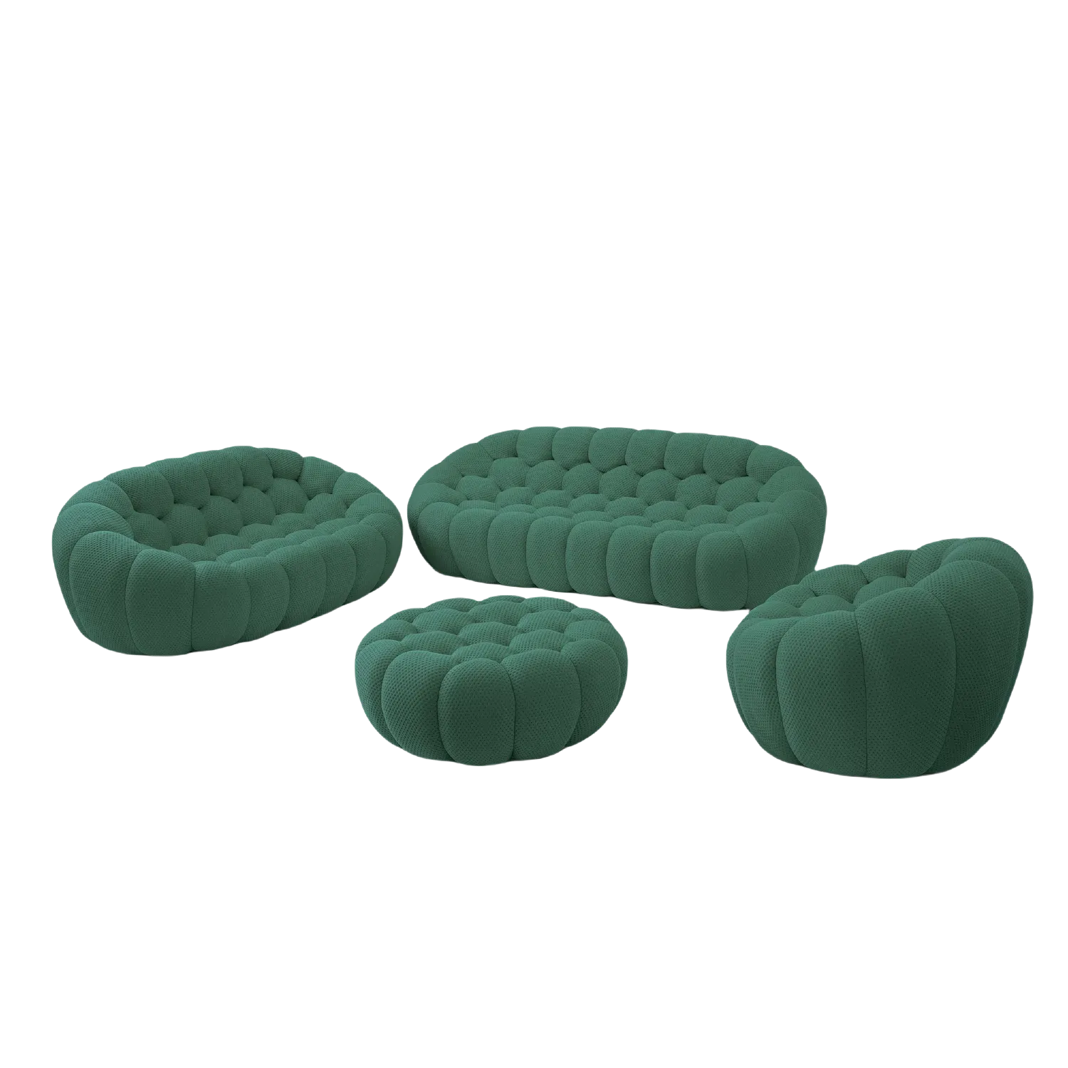 Modular Comfort 3D-Knitted Sofa Sets 6-Seaters With Ottoman