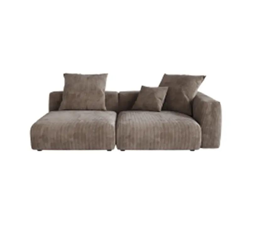 Pixel Modern | 102.36″ Loveseat Corduroy Sofa Removable Sofa Cover