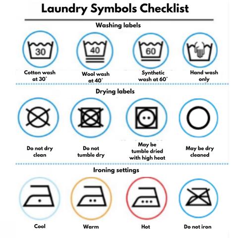 washing labels