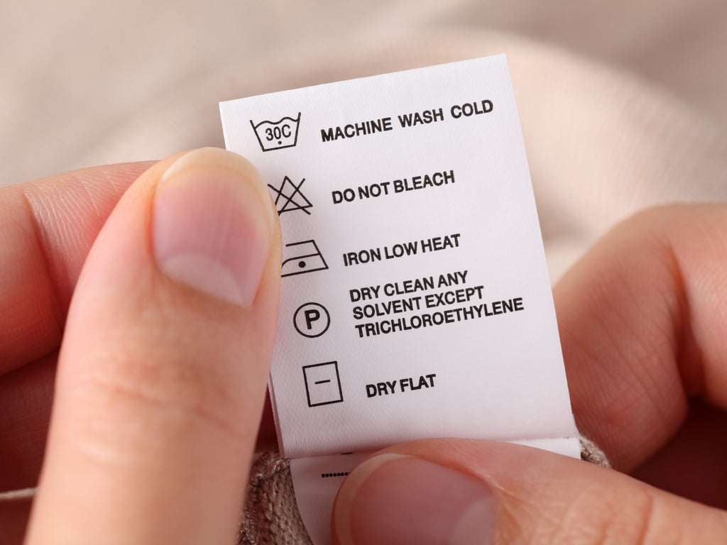 Washing Label Of Clothes