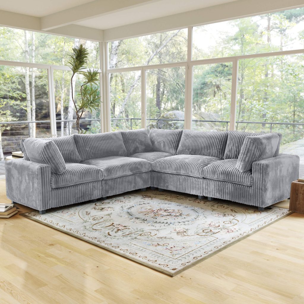 141lg Sky Cloud Pro Sectional 5 Seater Corner Shaped Sofa