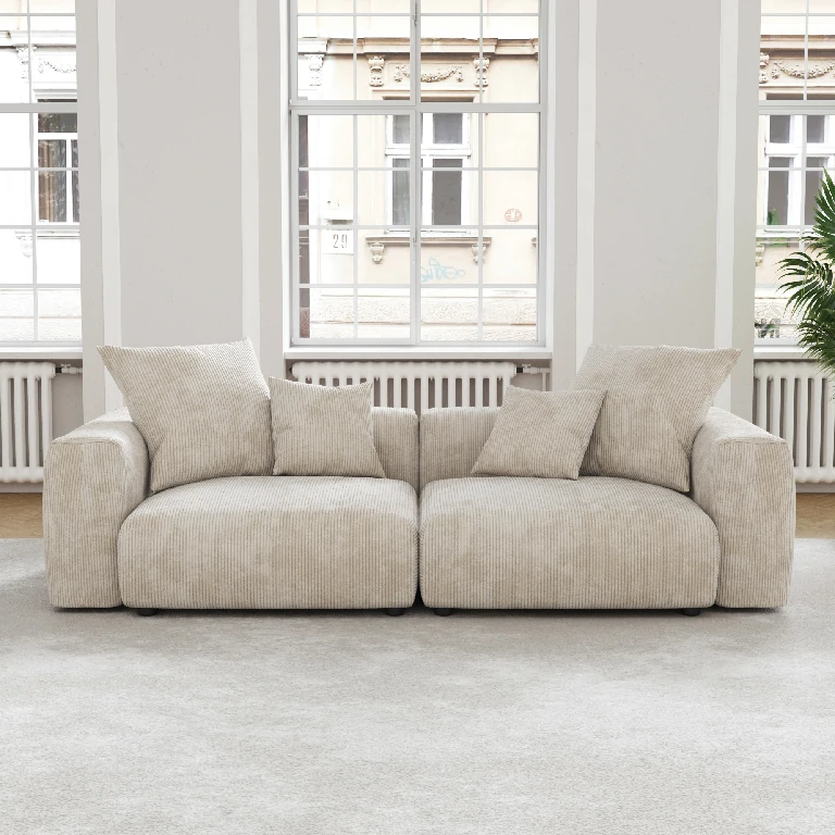 Pixel Classic Modular Sofa Loveseat Contemporary Style