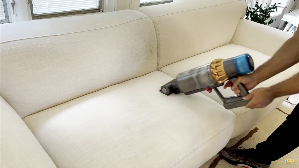 Vacuum A Linen Sofa