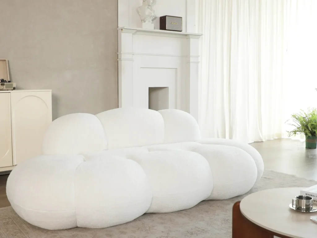 134 White Boneless Sofa(5)