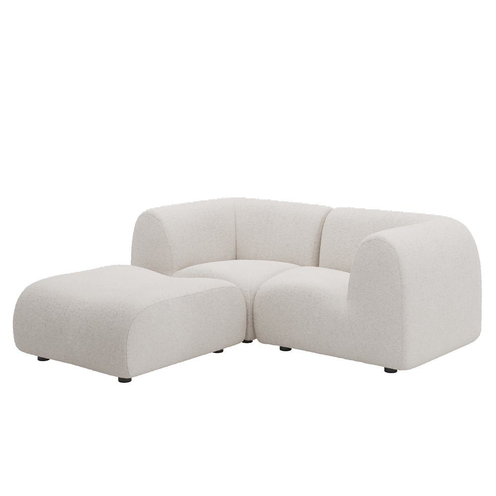 1977 Modular Sectional Couch | Pet-Friendly High-Arm Sofa with Washable Covers Loveseat Chaise
