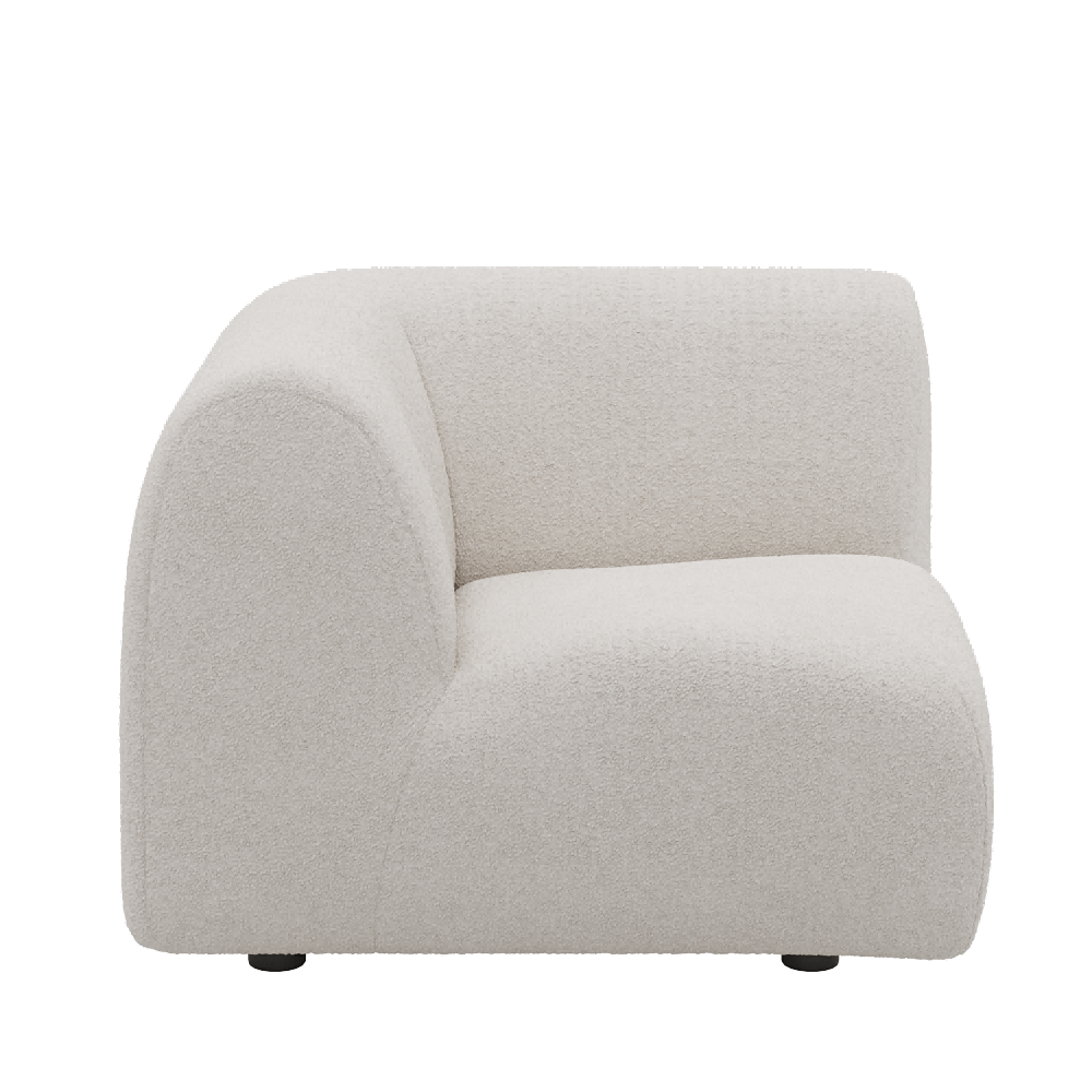 1977 Modular Sectional Couch | Pet-Friendly High-Armrest Corner Seat