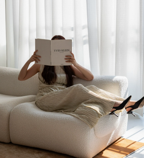 1977 Modular Sectional Couch | Pet-Friendly High-Arm Sofa Chaise with Washable Covers 3-Seater