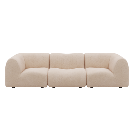 324 Modular Sectional Sofa 3 Seater Size (2)