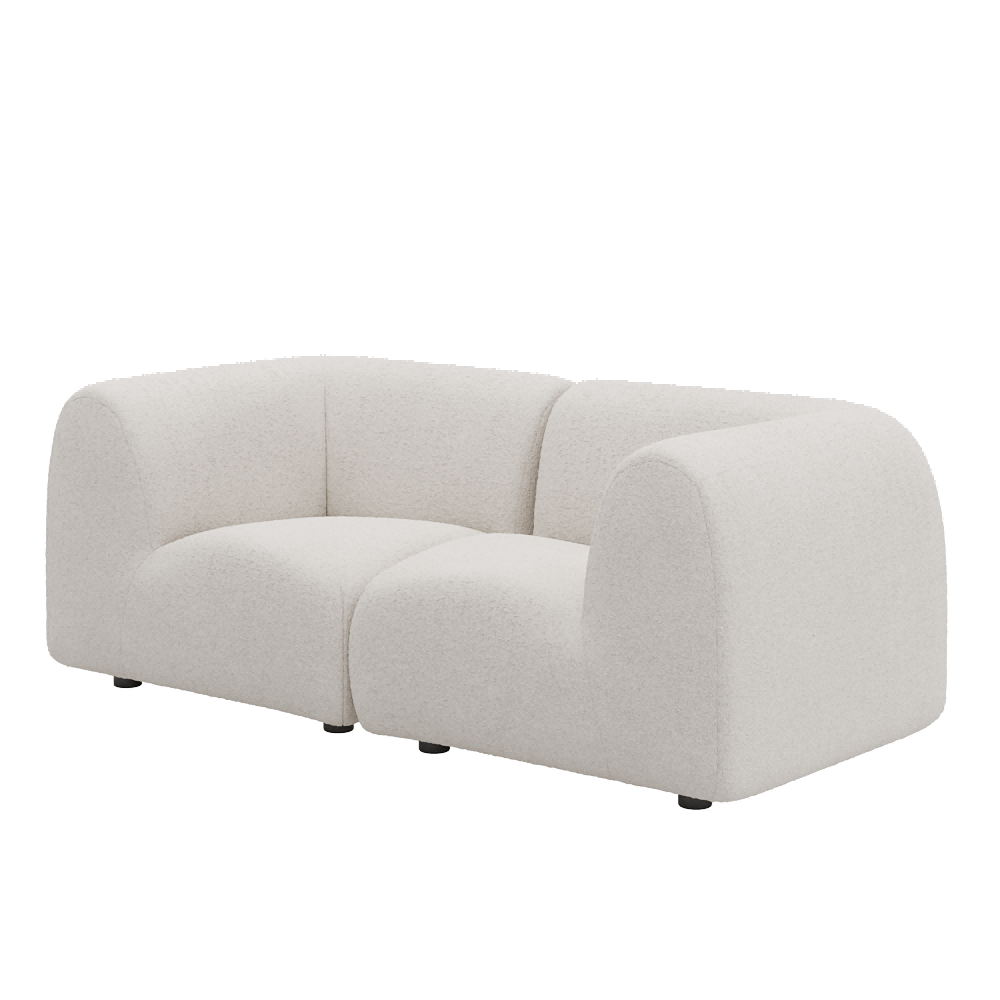1977 Modular Sectional Couch | Pet-Friendly High-Arm Sofa with Washable Covers Loveseat