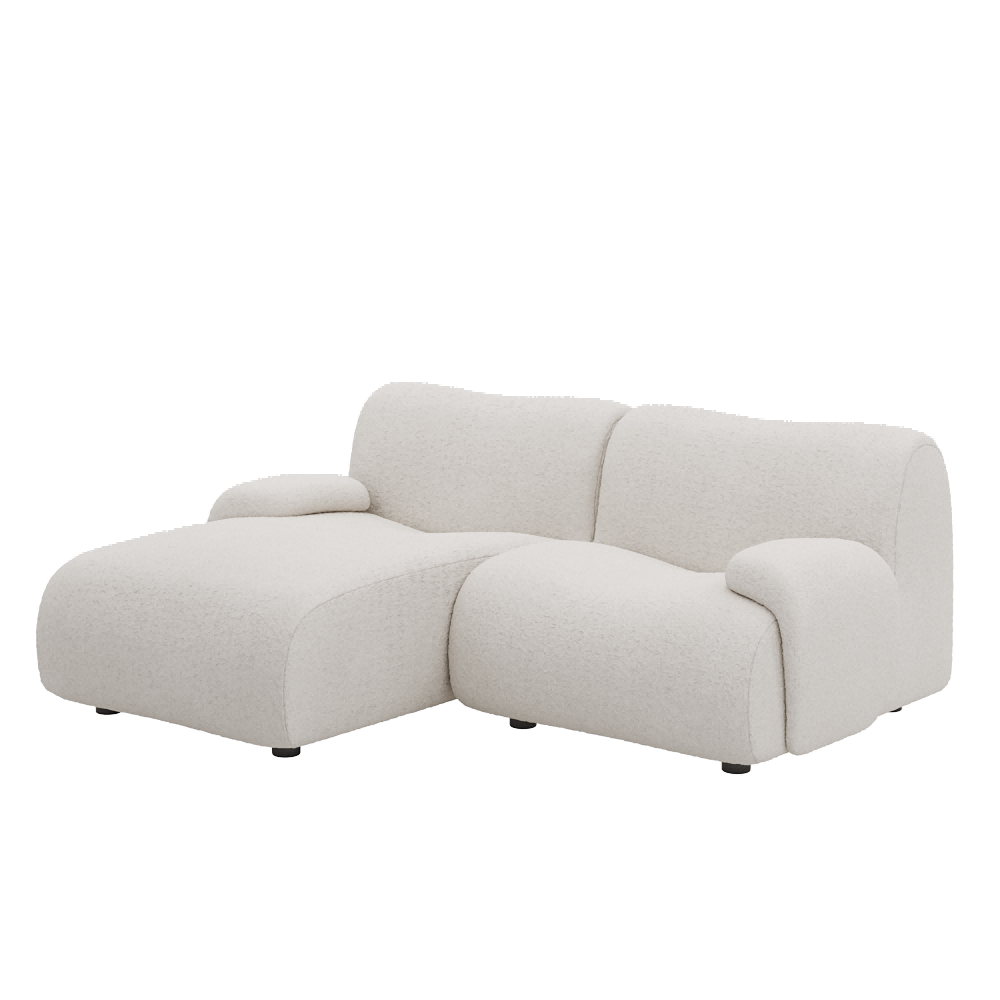 1977 Modular Sectional Couch | Pet-Friendly Low-Arm Sofa Chaise with Washable Covers Loveseat