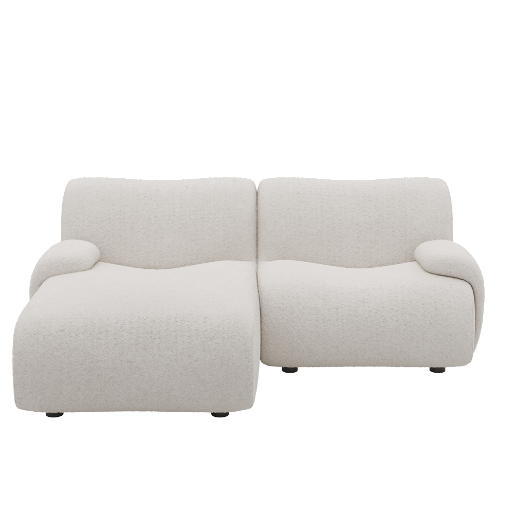 1977 Modular Sectional Couch | Pet-Friendly Low-Arm Sofa Chaise with Washable Covers Loveseat