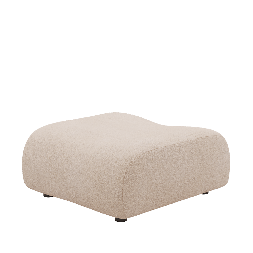 1977 Modular Sectional Couch | Pet-Friendly Sofa Ottoman