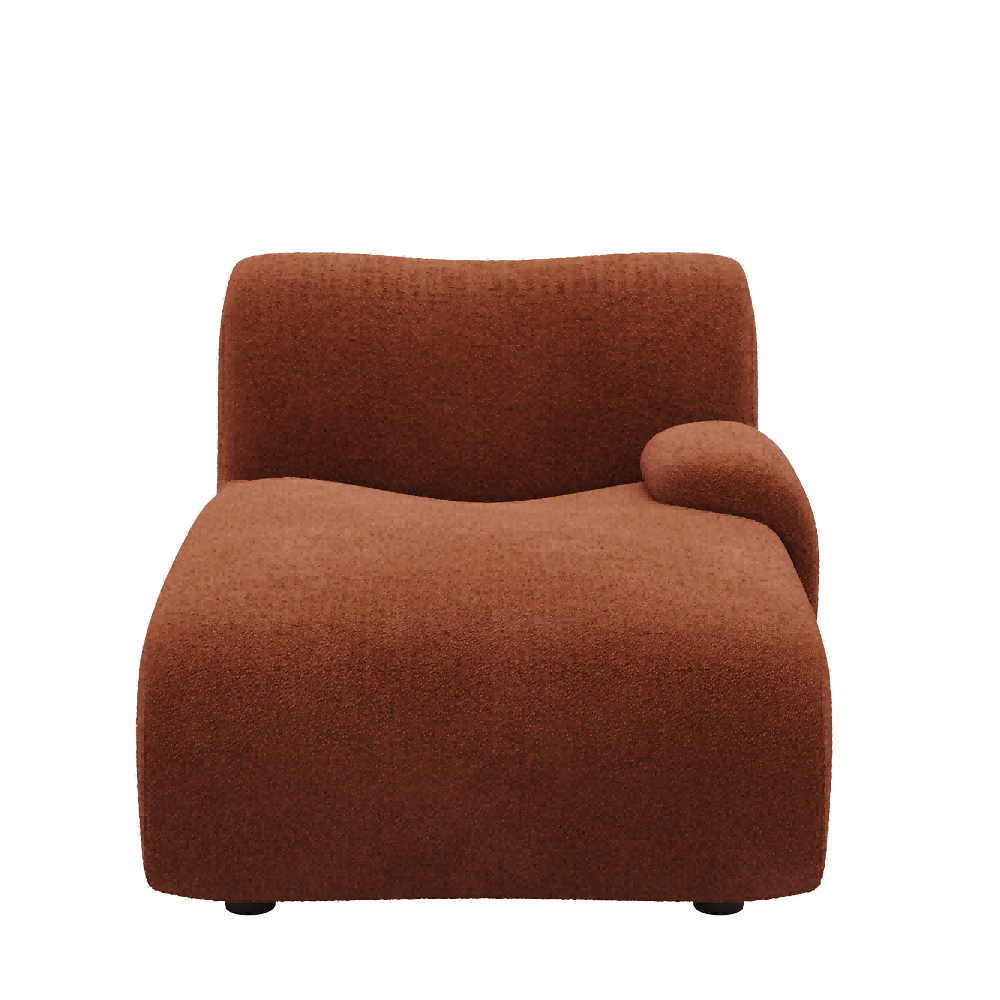 1977 Modular Sectional Couch | Pet-Friendly Sofa Chaise