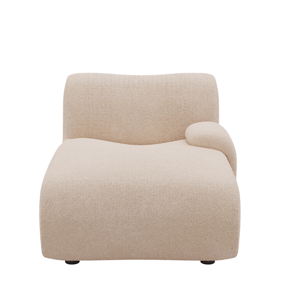 1977 Modular Sectional Couch | Pet-Friendly Sofa Chaise