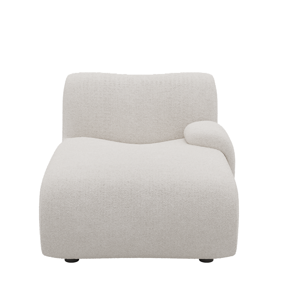 1977 Modular Sectional Couch | Pet-Friendly Sofa Chaise