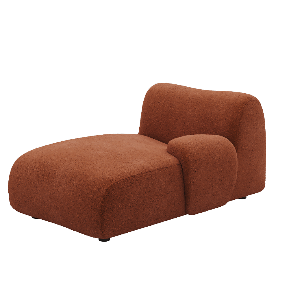 1977 Modular Sectional Couch | Pet-Friendly Sofa Chaise