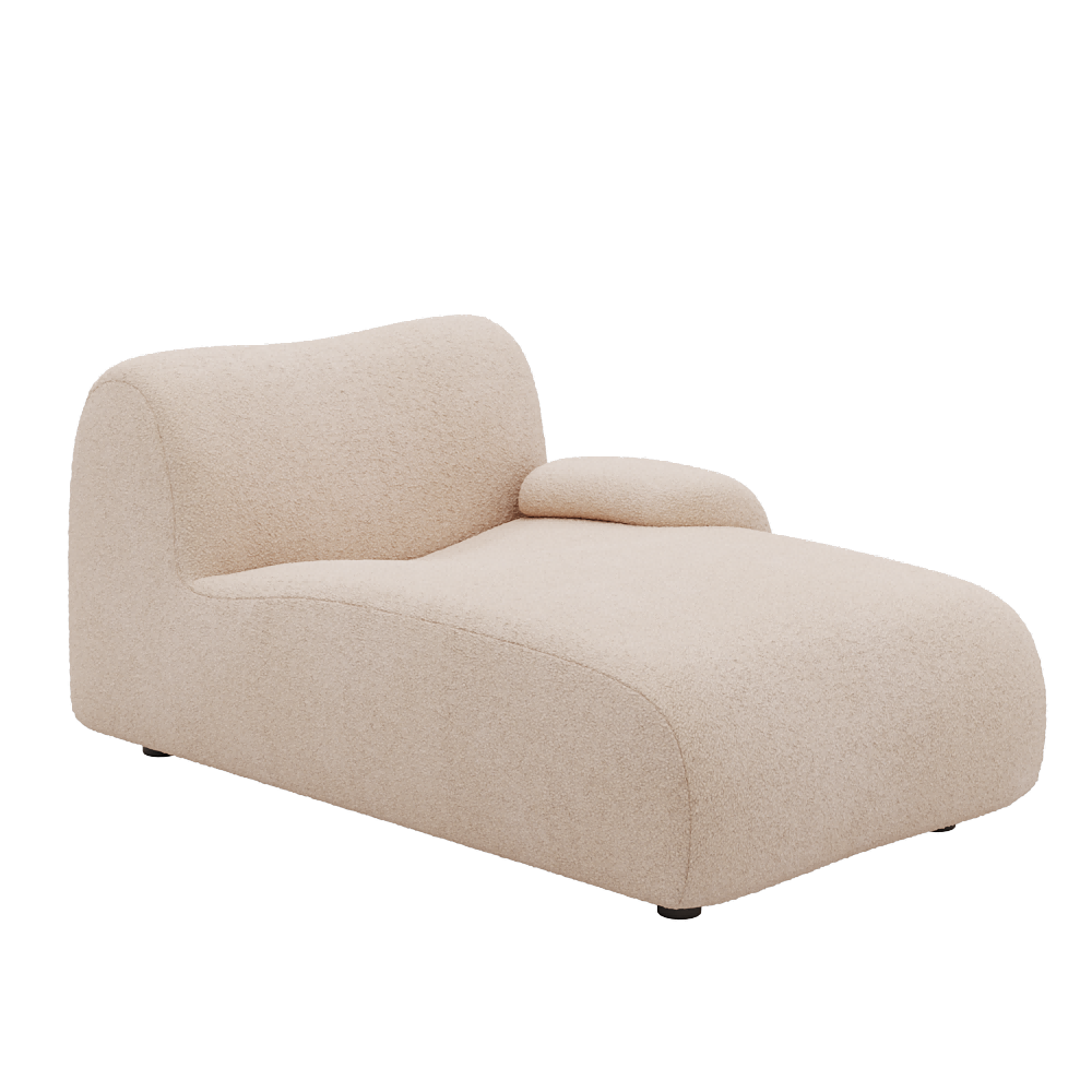 1977 Modular Sectional Couch | Pet-Friendly Sofa Chaise