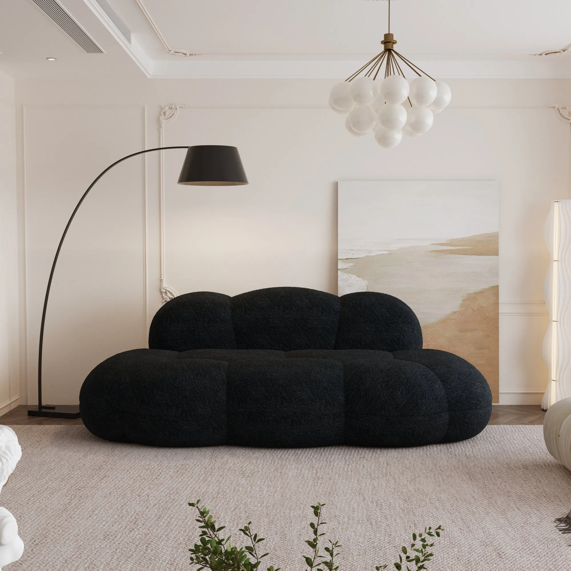 http://Bubble%20Curve%20Boneless%20Sherpa%20Fleece%20Sofa%20134%20(2)